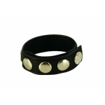 Colt Leather Cock Ball Strap 5 Snap Fastener Black - Image 3