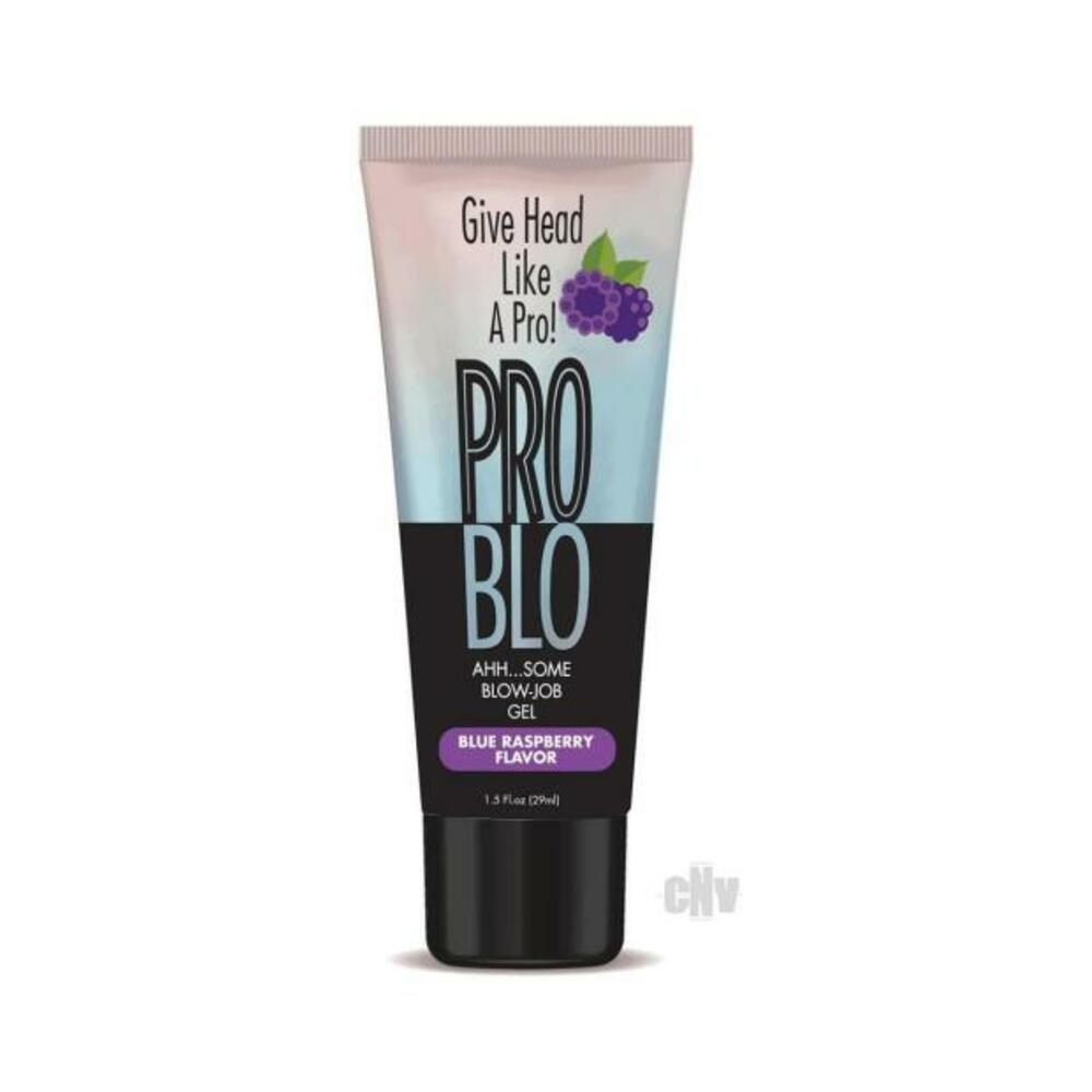 685634111188_1 Problo Oral Pleasure Gel Blu Rasp 1.5oz - Image 1
