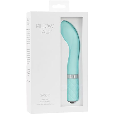 70950 Pillow Talk Sassy Gspot Massager Teal - Image 1