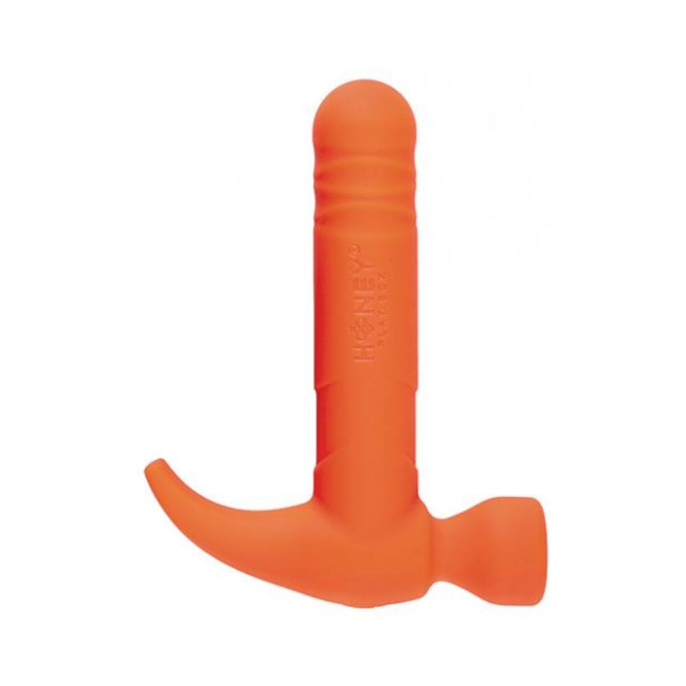 710022364652_1 Love Tap The Hammer Vibrator - Orange - Image 1