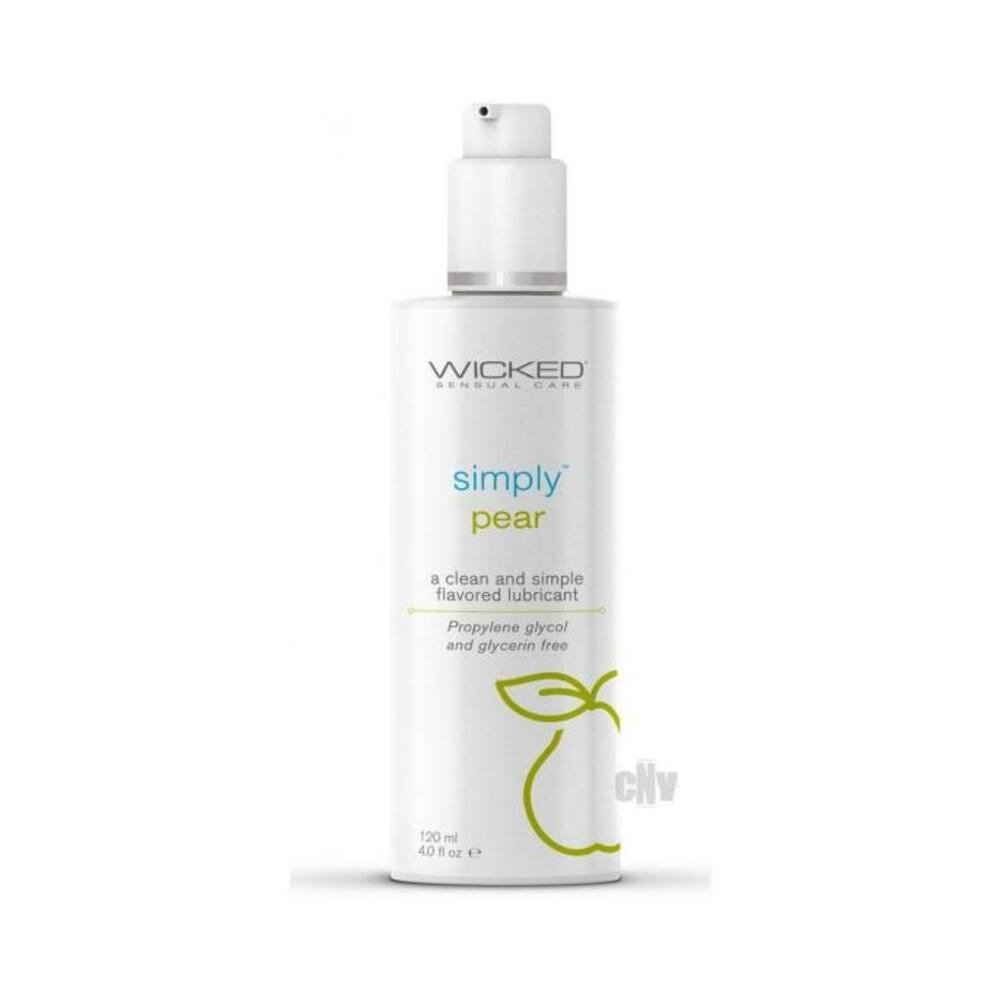 713079911343_1 Simply Pear Lube 4oz - Image 1