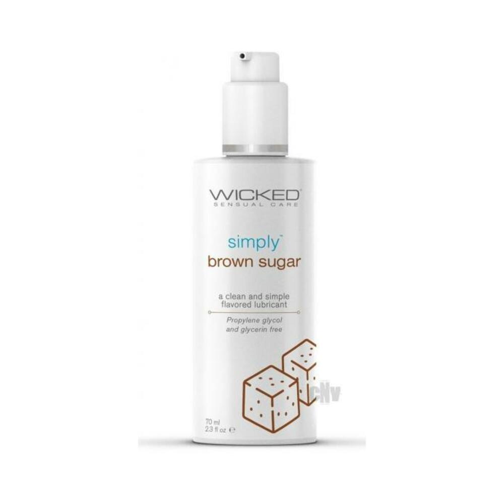 713079911428_1 Simply Brown Sugar Lube 2.3oz - Image 1