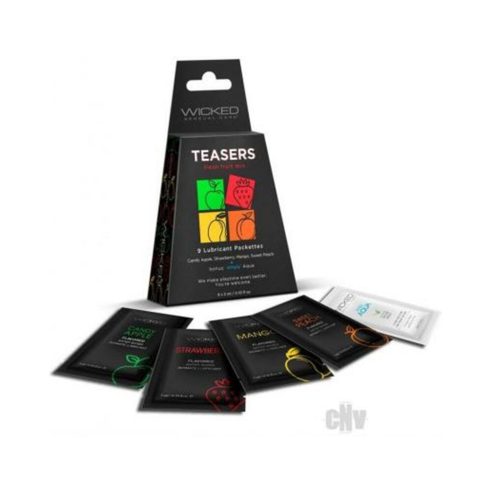713079996005_1 Wicked Teasers Fresh Fruit Mix 3 Ml 9 Packs/box - Image 1