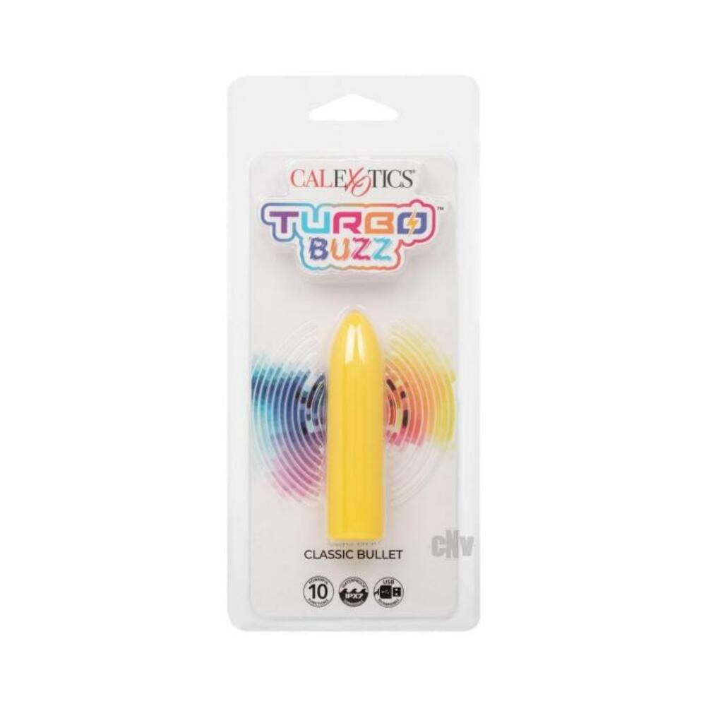 716770107442_1 Turbo Buzz Classic Bullet Stimulator - Yellow - Image 1