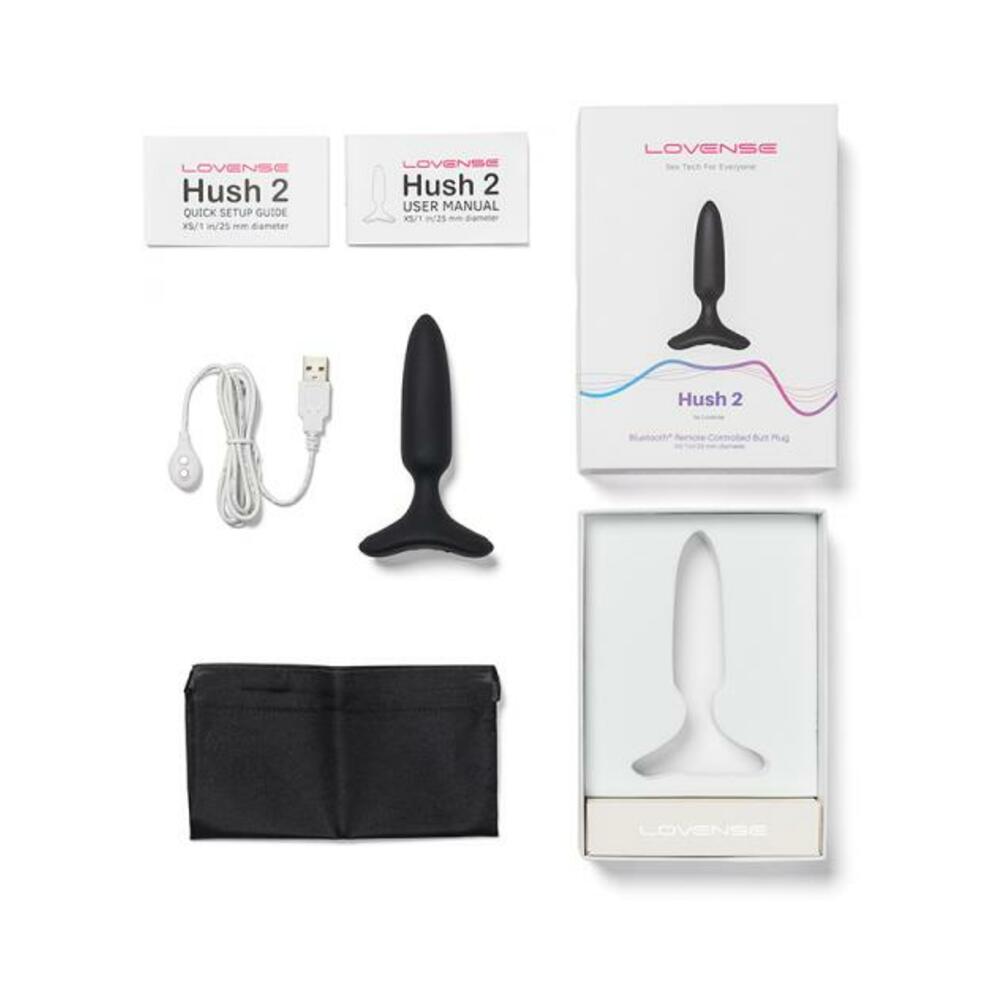 728360599797_1 Lovense Hush 2 App-compatible Butt Plug 1 In. - Image 1
