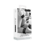 Ouch! Black & White Velcro Hogtie With Hand And Ankle Cuffs Black - Image 2