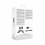 Ouch! Black & White Bed Post Bindings Restraint Kit Black - Image 3