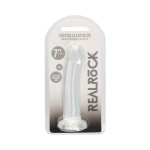 Realrock Non Realistic Dildo W Suction Cup 6.7in Transparent - Image 2