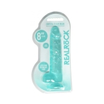 Realrock 8in Realistic Dildo W/ Balls Turquoise - Image 2