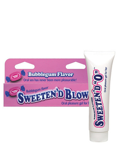 7589-4 Sweeten D Blow Oral Pleasure Gel Bubble Gum 1.5 oz - Image 1