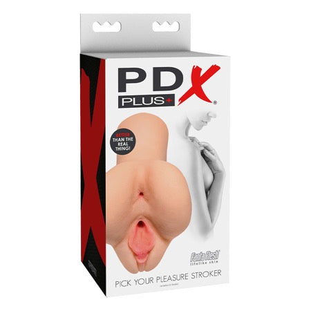 76304 PDX Plus Pick Your Pleasure Stroker - Ivory - Image 1