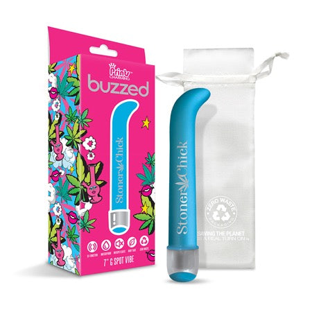 76965 Buzzed 7 G-Spot Vibe - Stoner Chick Blue - Image 1
