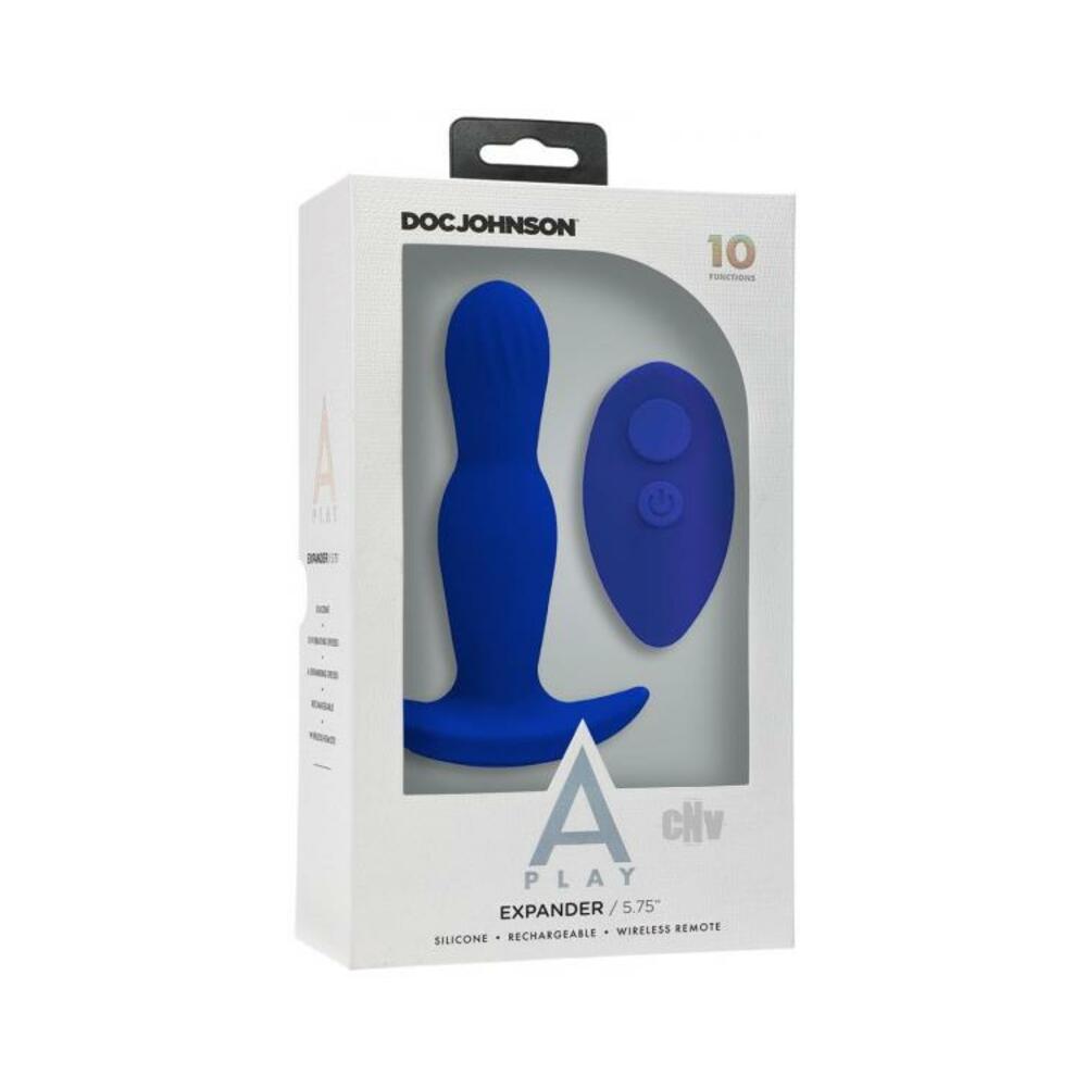 782421081294_1 A-play Expander Rechargeable Silicone Anal Plug With Remote - Image 1
