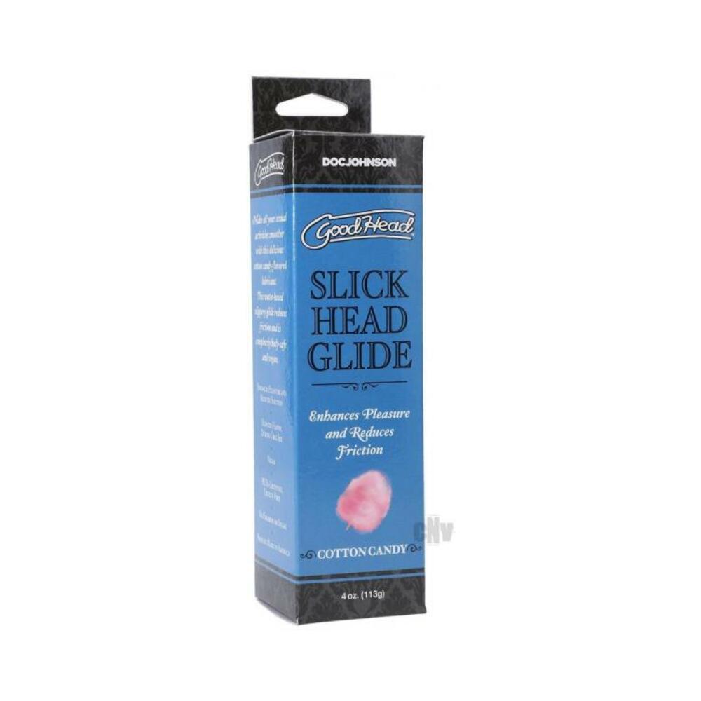 782421081515_1 Goodhead Slick Head Glide Cotton Candy 4 Oz. - Image 1