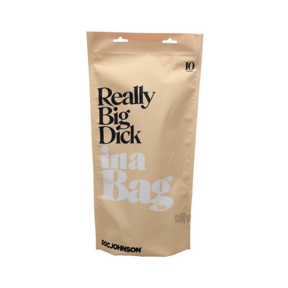 782421084295_1 In A Bag Really Big Dick 10in Clear - Image 1