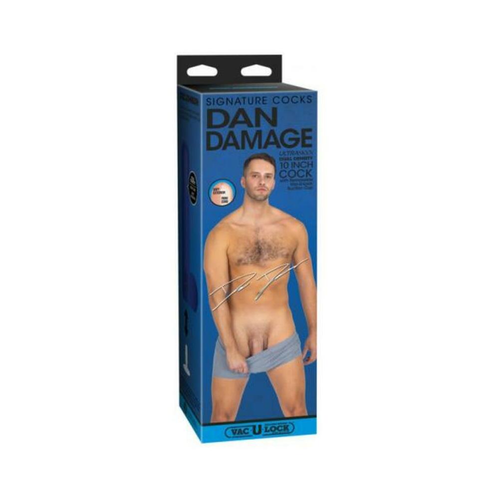 782421090111_1 Signature Cocks Dan Damage 10 In. Ultraskyn Vac-u-lock Dildo - Image 1