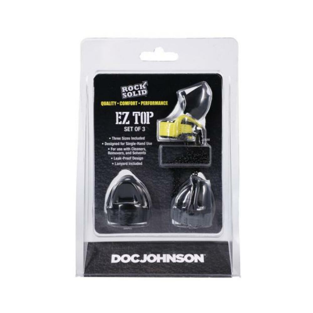 782421090159_1 Rock Solid Ez Top 3-piece Set Black/yellow/grey - Image 1