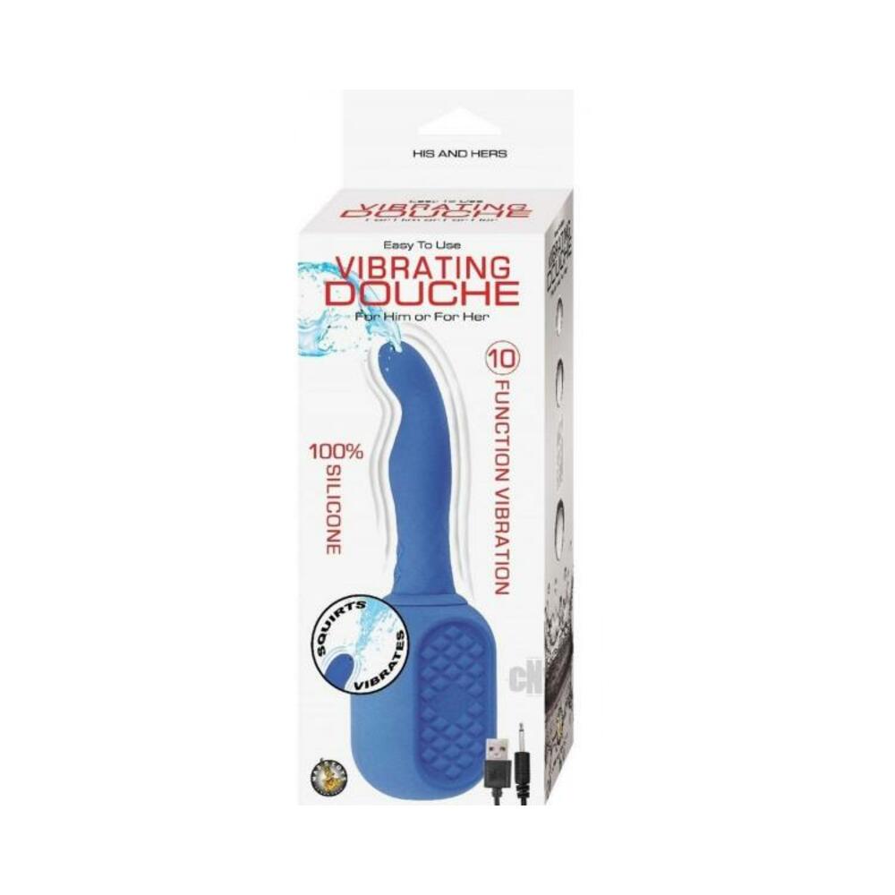782631308013_1 Vibrating Douche Blue - Image 1