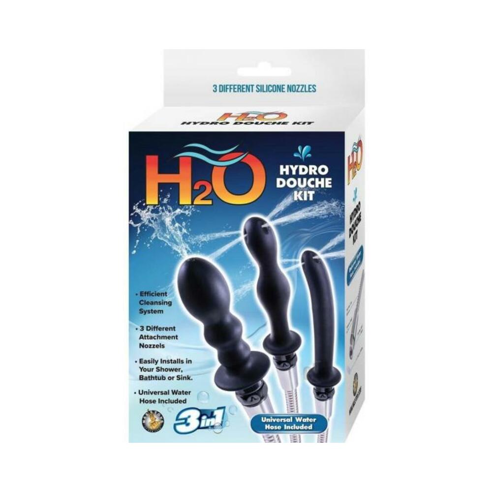 782631313406_1 H2o Hydro Douche Kit Black - Image 1