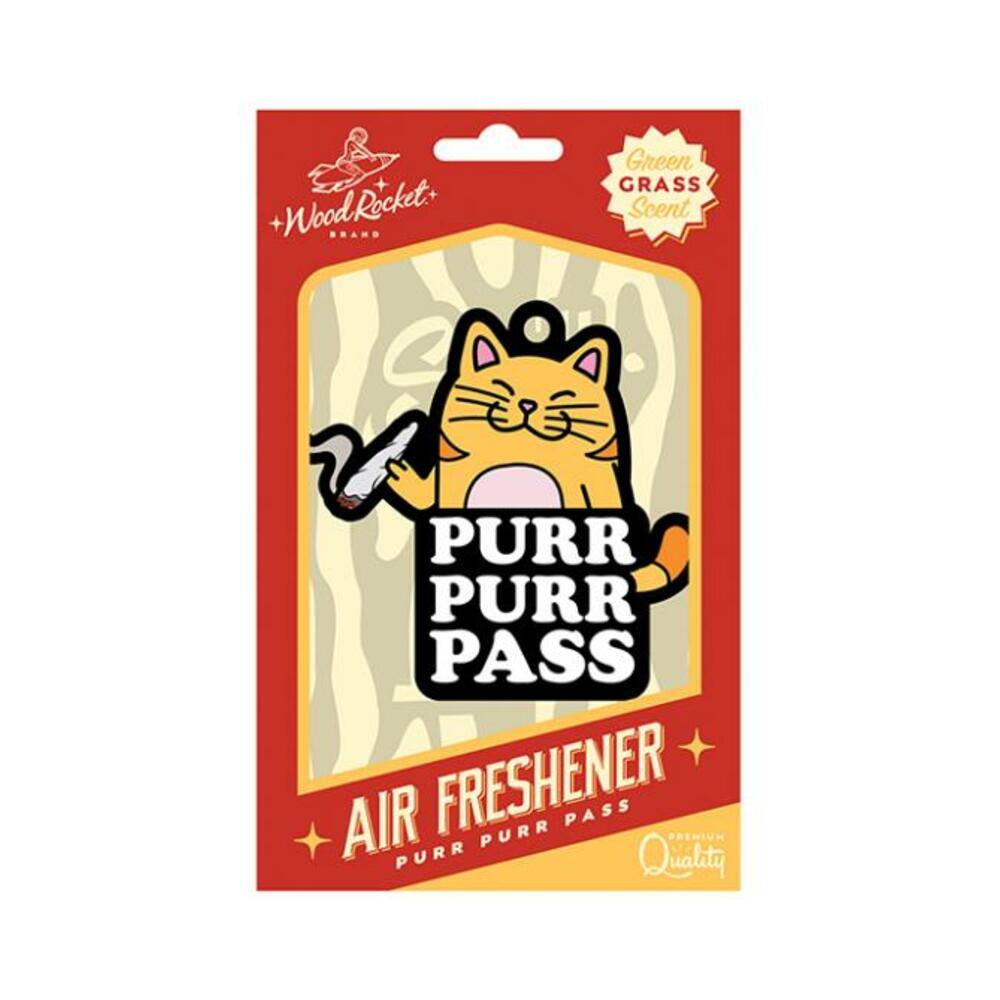 785571087277_1 Wood Rocket Air Freshener Purr Purr Pass - Image 1