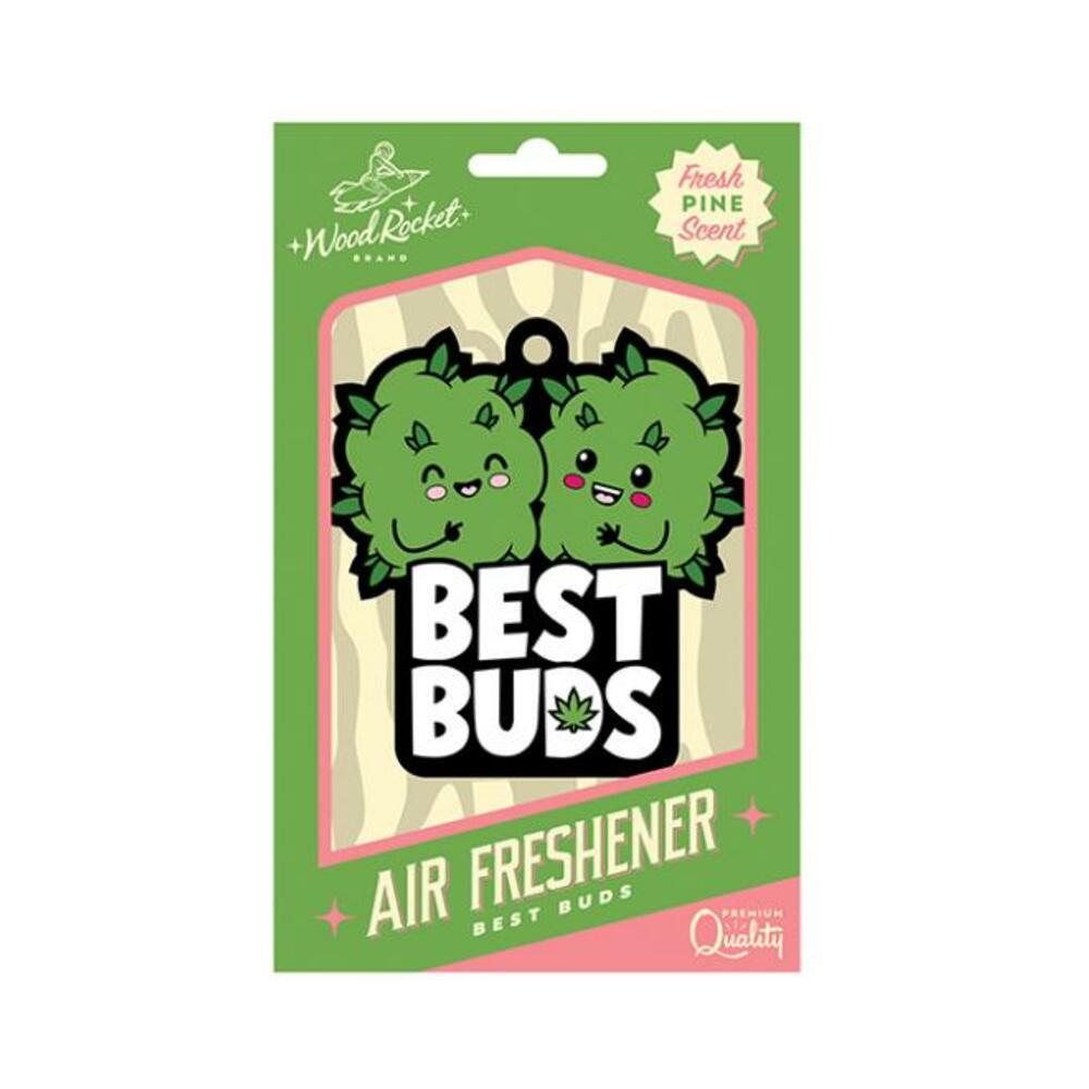 785571087284_1 Wood Rocket Air Freshener Best Buds - Image 1