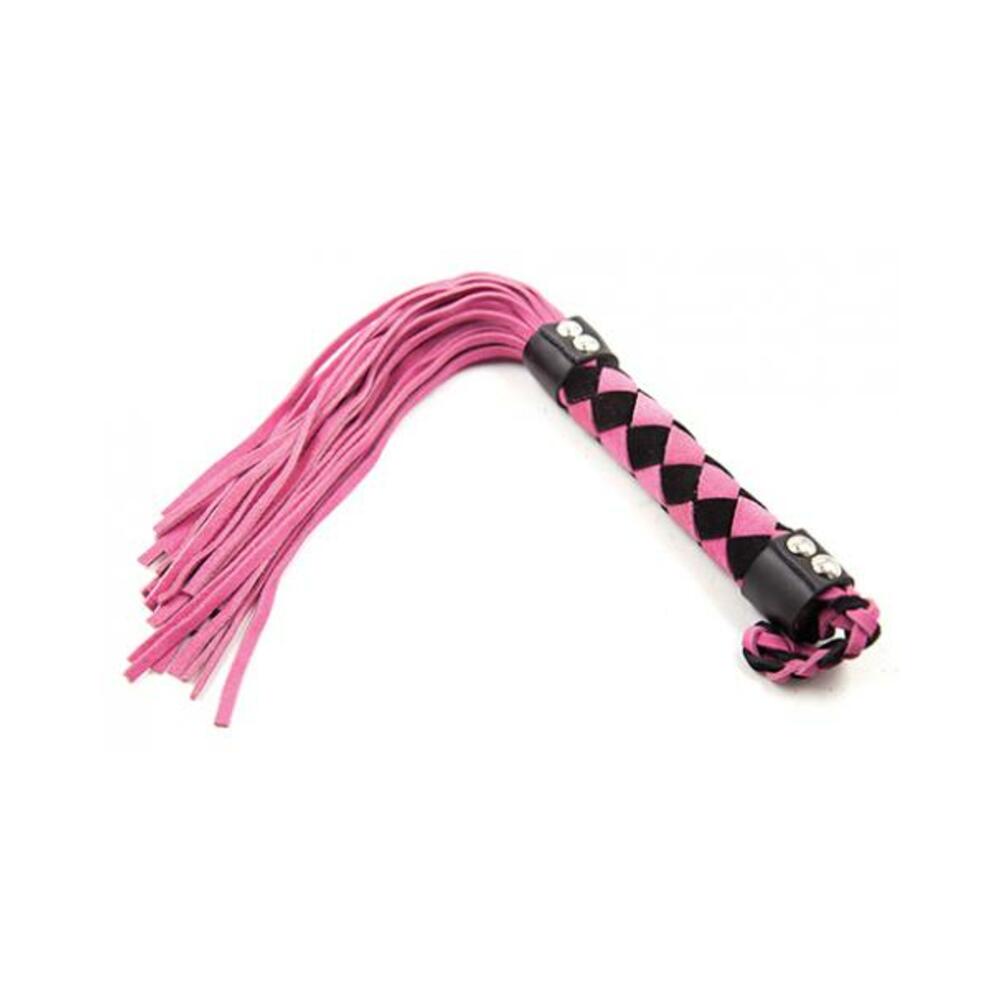 802991612541_1 Ple'sur 15.5 In. Leather Flogger Pink - Image 1