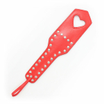 PVC Heart Cut Out Paddle Red