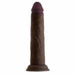 Shaft Model J Liquid Silicone Dong 8.5 In. Mahogany