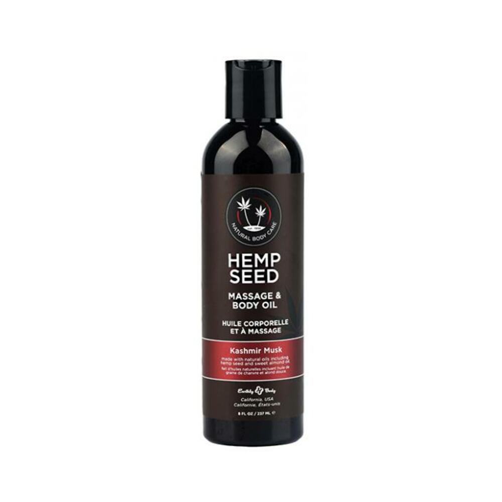 810040295058_1 Earthly Body Massage & Body Oil - 8 Oz Kashmir Musk - Image 1