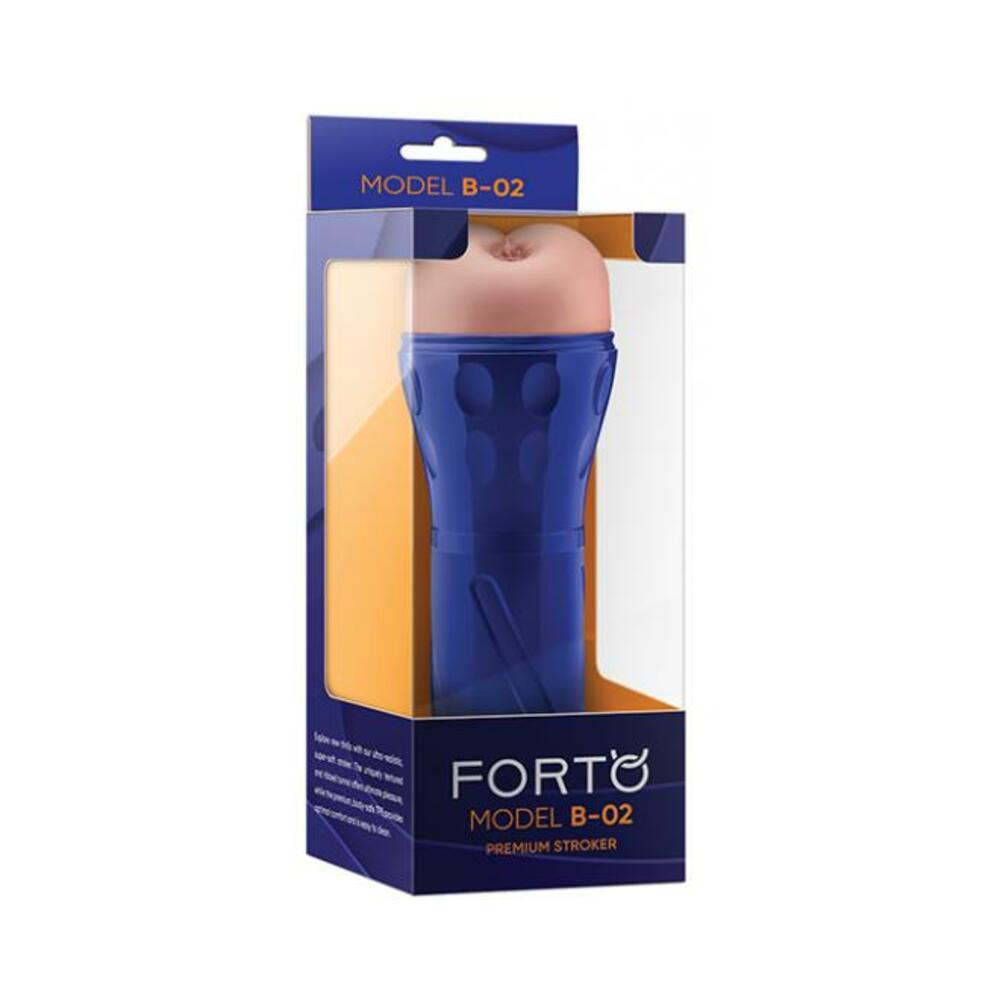 810119281838_1 Forto Model B-02 Hard-side Ass Masturbator - Light - Image 1