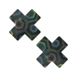 Neva Nude Black Nuclear Nightmare Trippy 3d Holographic X Nipple Pasties