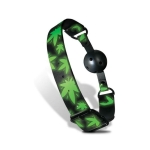 Stoner Vibes Chronic Collection Glow In The Dark Breathable Ball Gag - Image 3