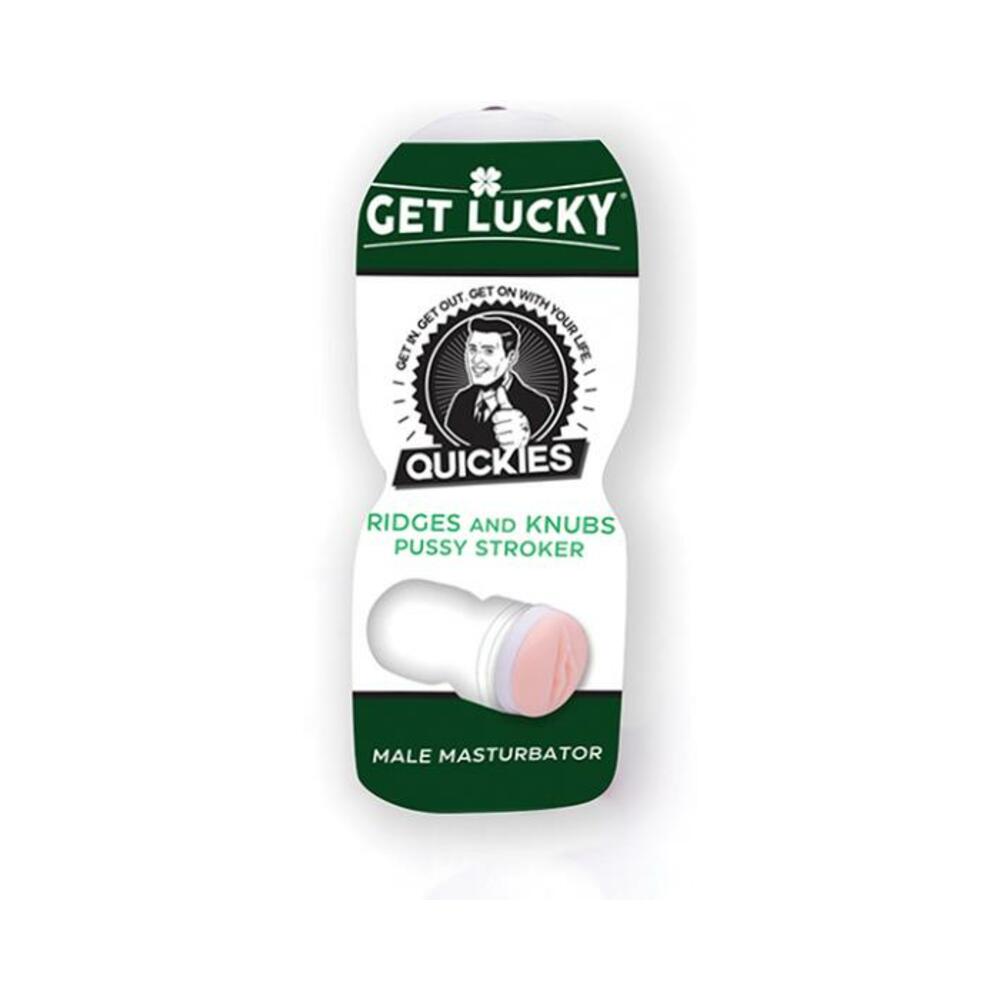812024032536_1 Get Lucky Quickies Ridges And Knubs Pussy Stroker Male Masturbator - Image 1