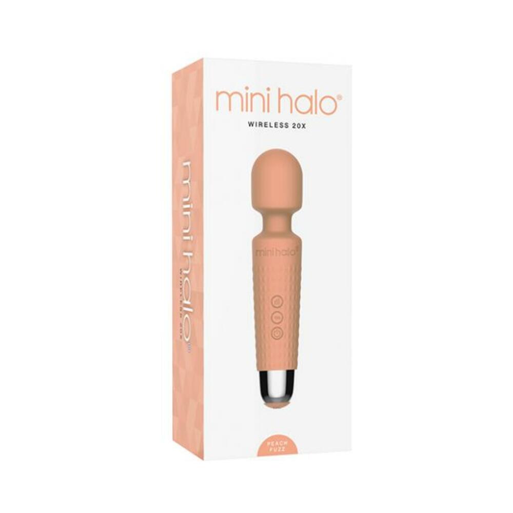 812024033106_1 Mini Halo Wireless Wand 20x Silicone Peach Fuzz - Image 1