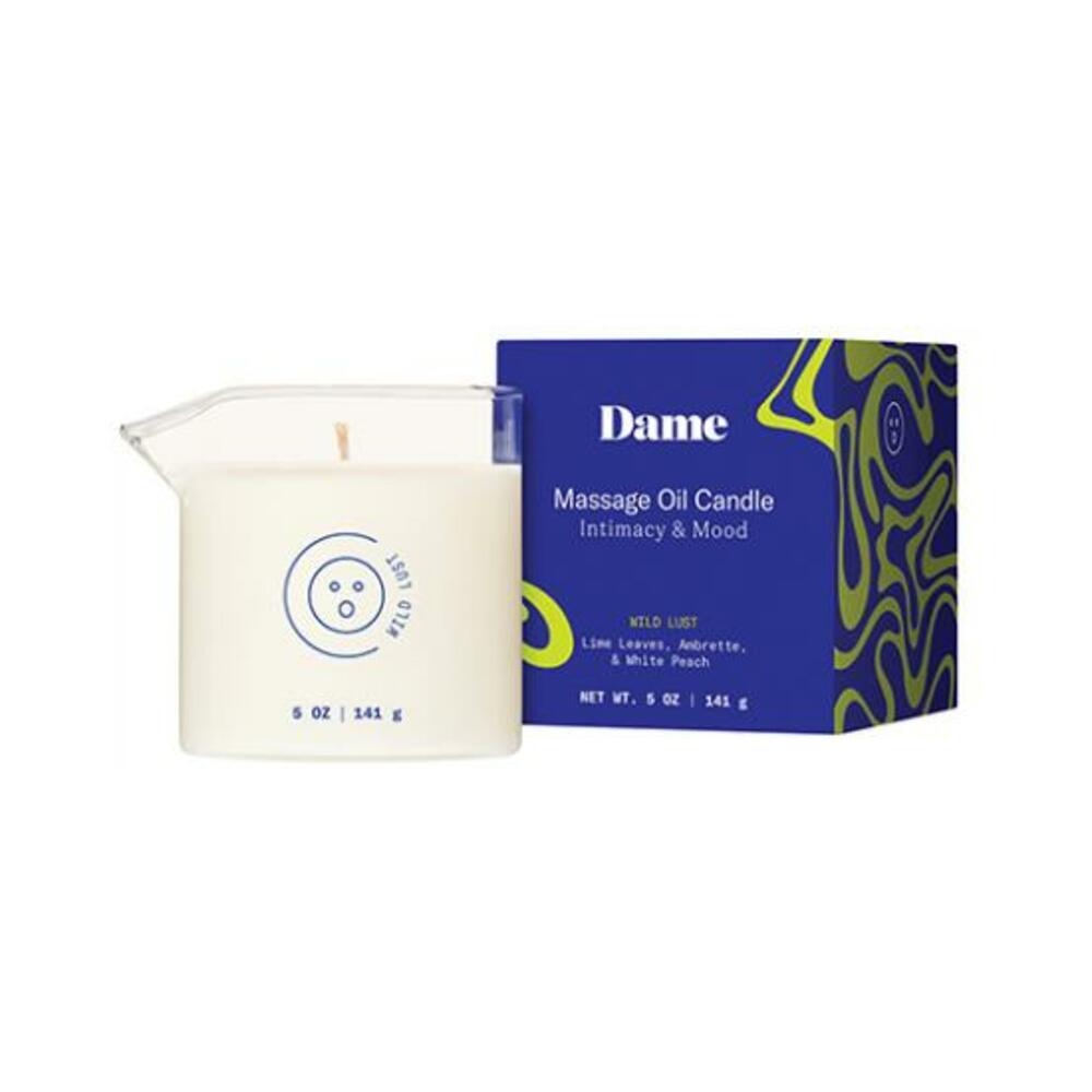 813686021555_1_0ff589f3-9193-4311-9690-afb4e1b68b86 Dame Massage Oil Candle Wild Lust - Image 1