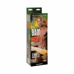 Bam Huge Realistic Cock 13 Inch - Brown - Image 3