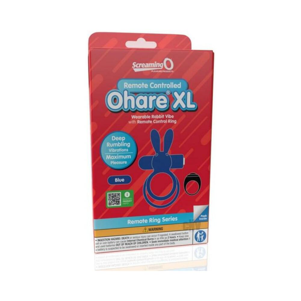 817483017209_1 Screaming O Ohare Remote Controlled Vibrating Ring - Xl Blue - Image 1