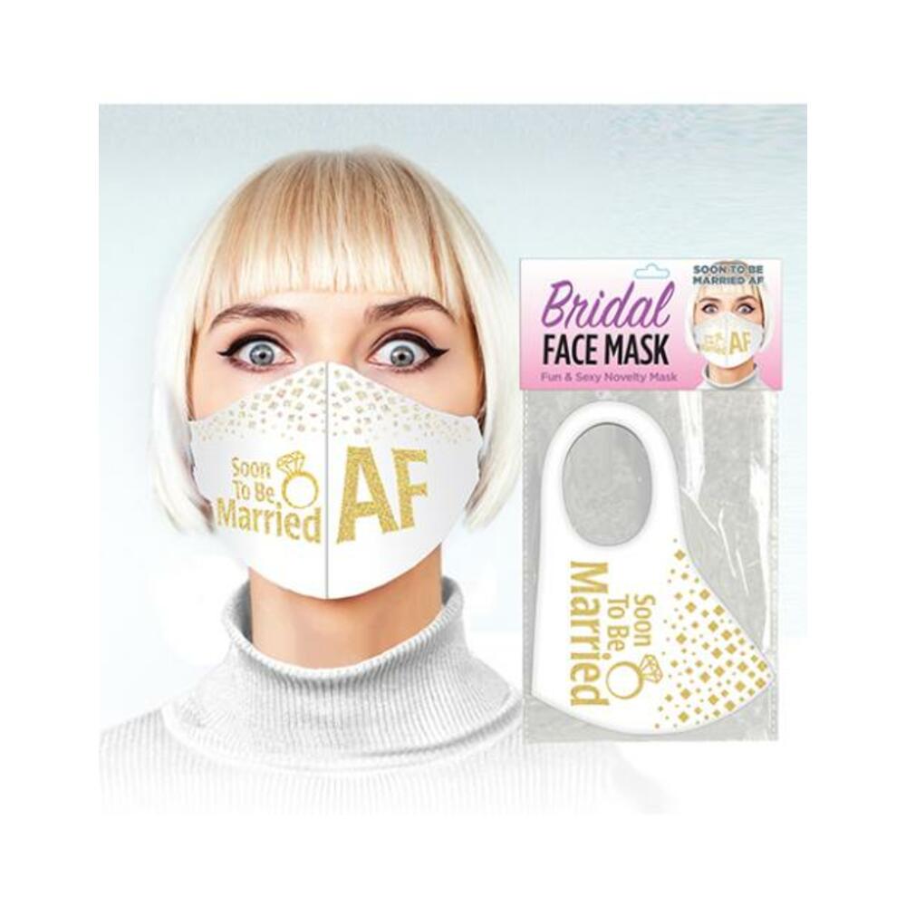817717010303_1 Soon To Be Married Af Glitter Mask - Image 1