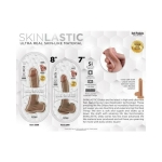 Skinsations Skinlastic Sliding Skin Dildo With Suction Base 8 In. - Image 2