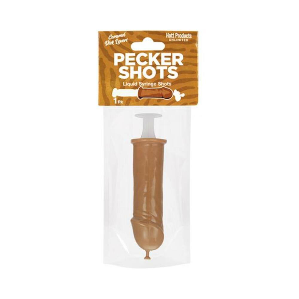 818631034659_1 Pecker Shot Syringe - Brown - Image 1