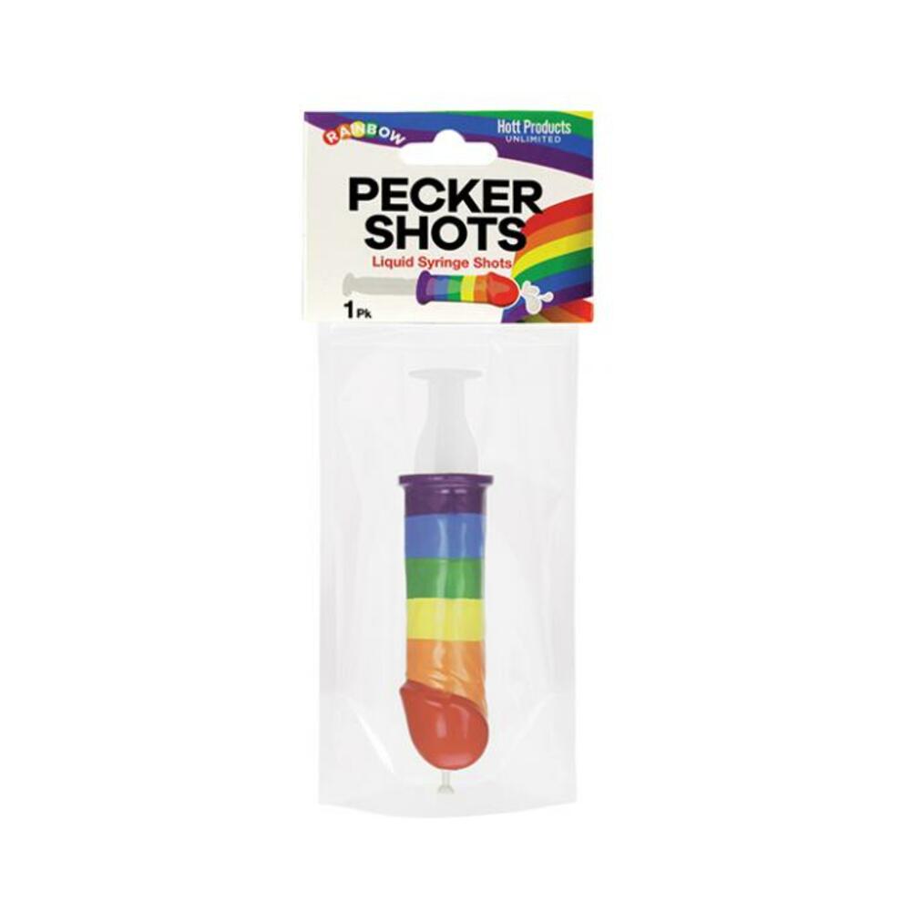 818631034673_1 Pecker Shot Syringe - Rainbow - Image 1