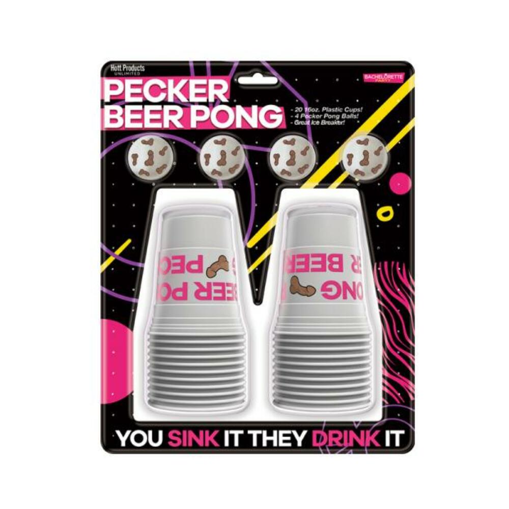 818631035380_1_bb1ee8ec-5451-468c-be2b-8ff5417d4995 Pecker Beer Pong Game With Balls - Image 1