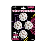 Pecker Beer Pong Balls 4-pack