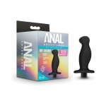Anal Adventuresplatinum- Silicone Vibrating Prostate Massager 02- Black