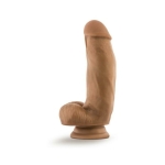 Dr. Skin Dr. Samuel Dildo With Suction Cup Silicone 7 In. Mocha - Image 3