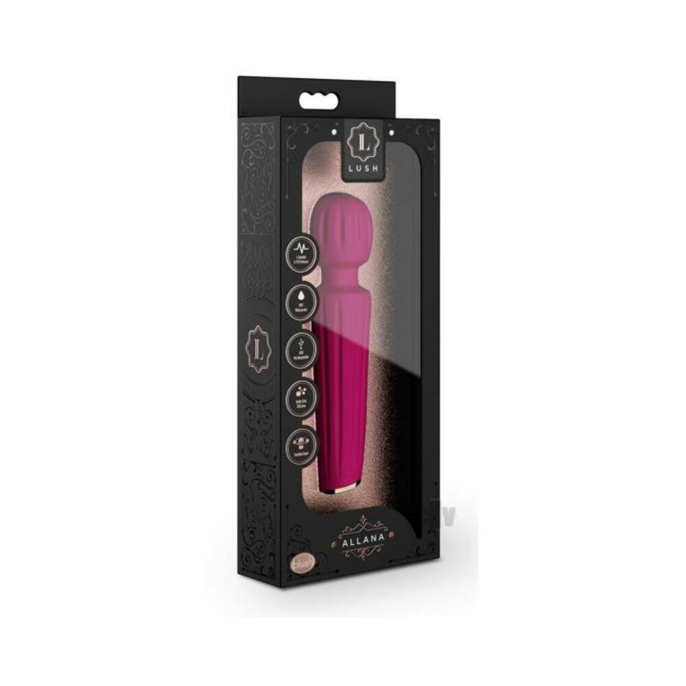 819835027010_1 Lush - Allana Wand Vibrator - Velvet - Image 1