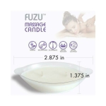 Fuzu Massage Candle Lavender Mist White 4 Oz. - Image 2