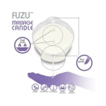 Fuzu Massage Candle Lavender Mist White 4 Oz. - Image 3