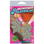 Petites Silver Glitter Star O/S 2 Pack Pasties - Image 2