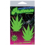 Pastease Petites Glow in the Dark Leaf O/S 2 Pack - Image 2